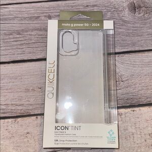 Motorola G Power 5G - 2024 Quikcell Icon Tint Ice Clear+ Fashion Case